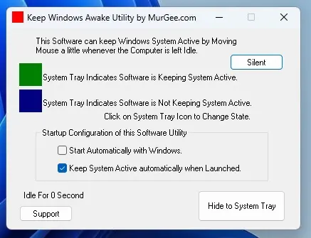 Keep Windows Awake Software Utility to Keep Windows 10